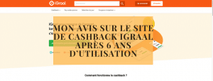 Mon avis sur le site de cashback iGraal après 6 ans d’utilisation